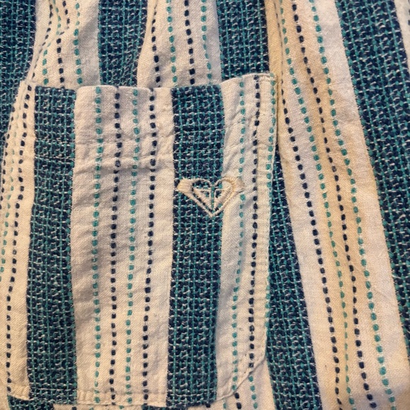 RoXy Oceanside Stripe Flare Pants Size Small - Picture 8 of 10
